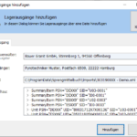 Lagerausgänge über Datei hinzufügen