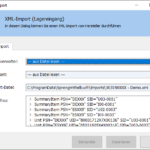 XML-Import Lagereingang